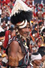 Khiamniungan tribe at `hornbill festival India Nagaland