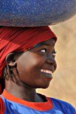 Cameroon Girl smiling with here eyes