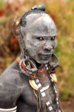 Ethiopia Mursi warrior