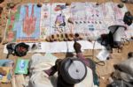 Cameroon witch doctor on local market