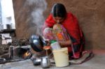 India making a cup of tea