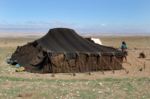 Marocco bedouin tent in Atlas mountains